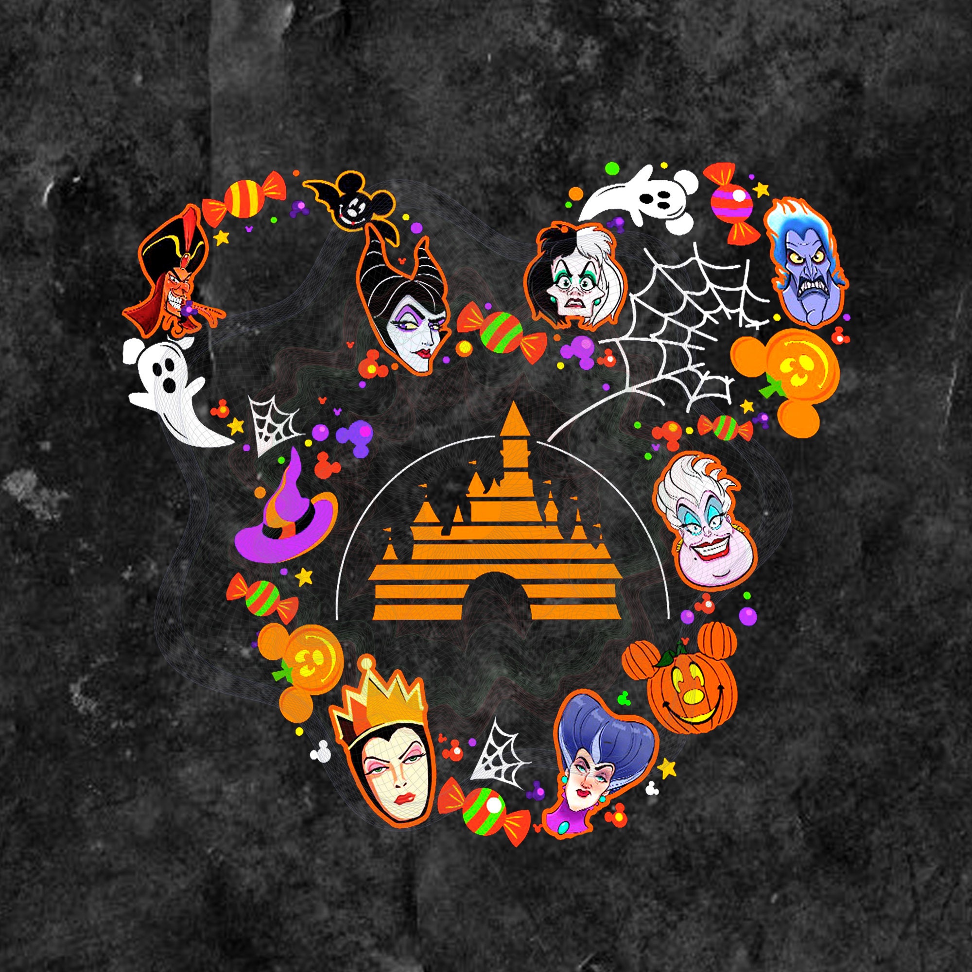 Disney Mickey Head PNG Disney Halloween Mickey Mouse Etsy