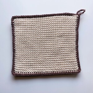 Crochet Pattern - Tunisian Crochet Pattern - Tunisian Crochet Potholder - DIY home decor