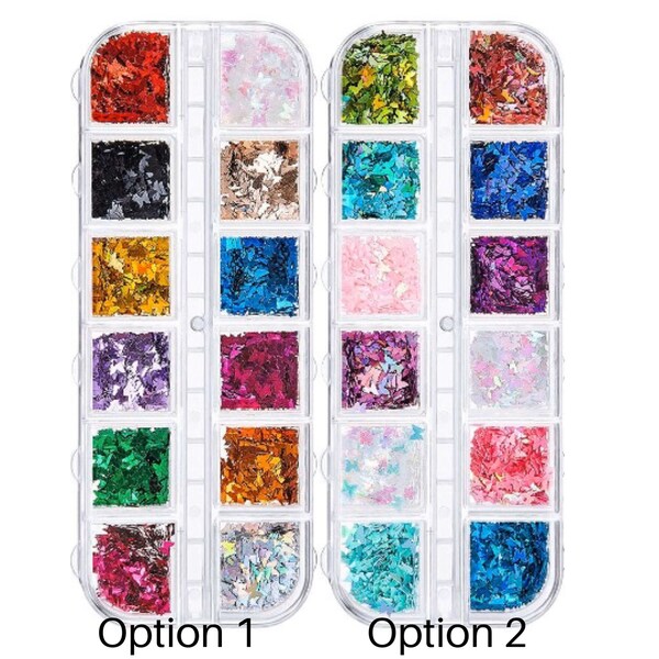 Butterfly Glitter for Lip Gloss Etsy