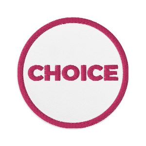 CHOICE Patch brodé