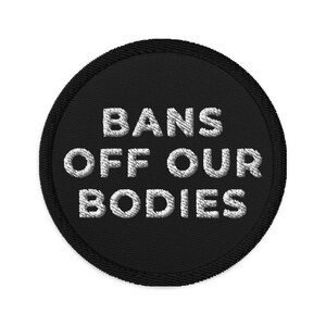 Bannit nos corps Patch brodé
