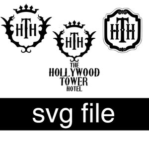 Hollywood Tower of Terror Logo 3 Designs | svg
