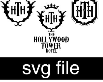 Hollywood Tower of Terror Logo 3 Designs | svg