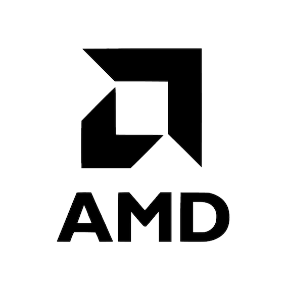 AMD Logo Vinyl AMD Logo Sticker AMD Decal 
