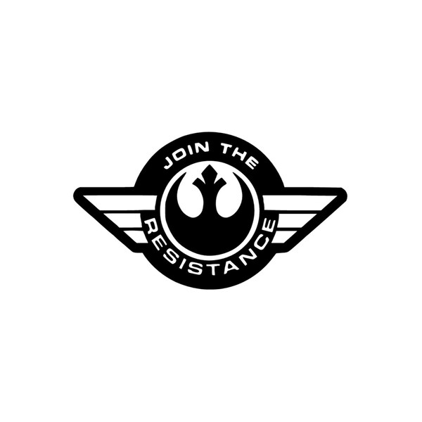 Star Wars Join the Resistance Decal | Join the Resistance Decal | Disney Star Wars Vinyl | Star Wars Join the Resistance Rebel Vinyl Sticker