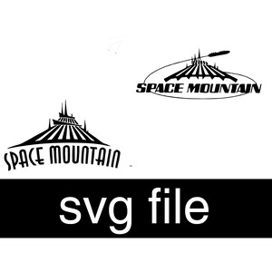 Space Mountain SVG