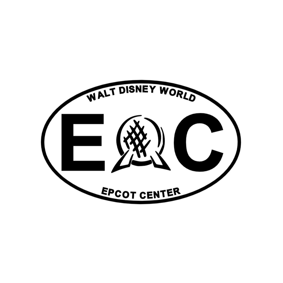 EPCOT Center Oval Decal Walt Disney World EPCOT Center Oval Etsy