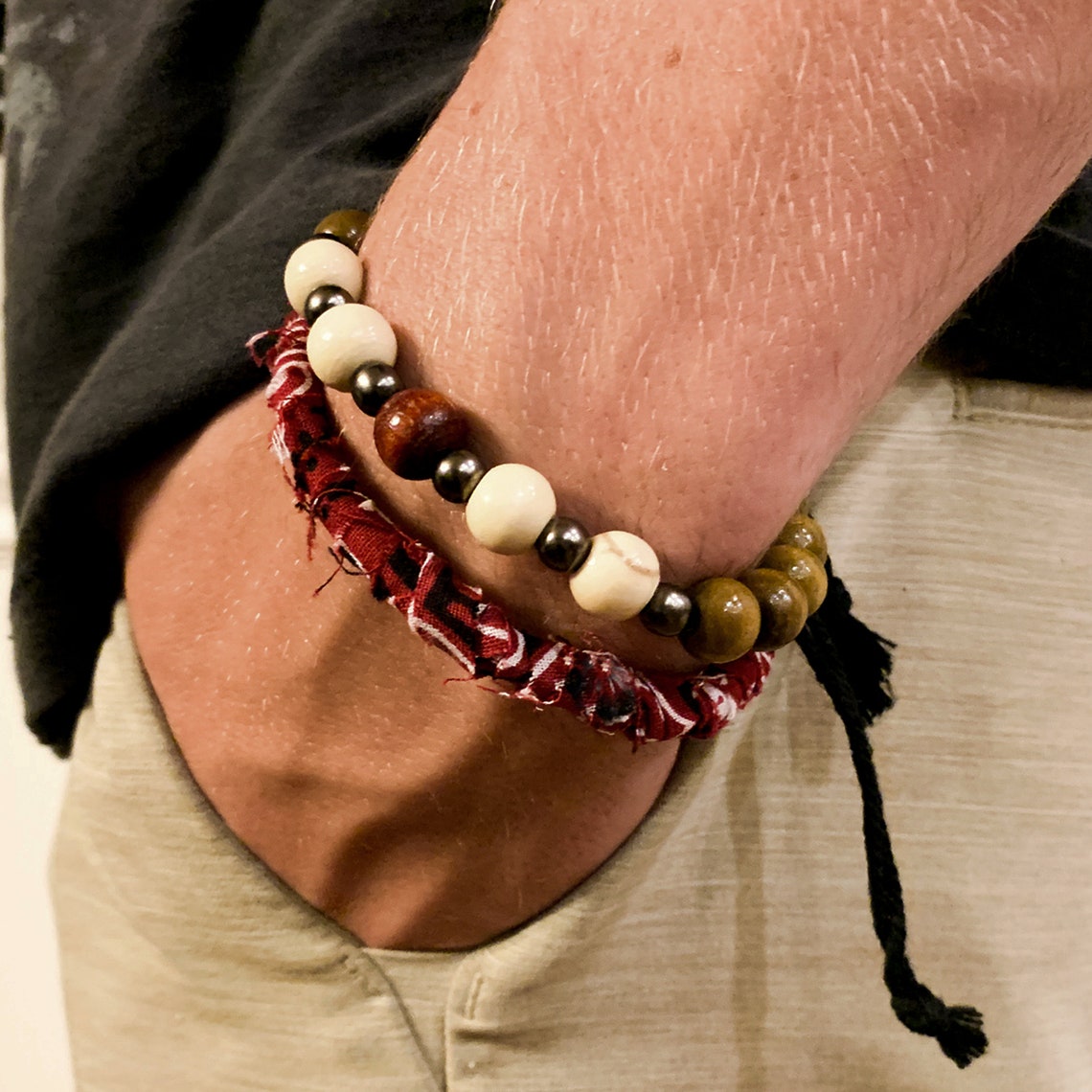 John B Bandana Bracelet Etsy