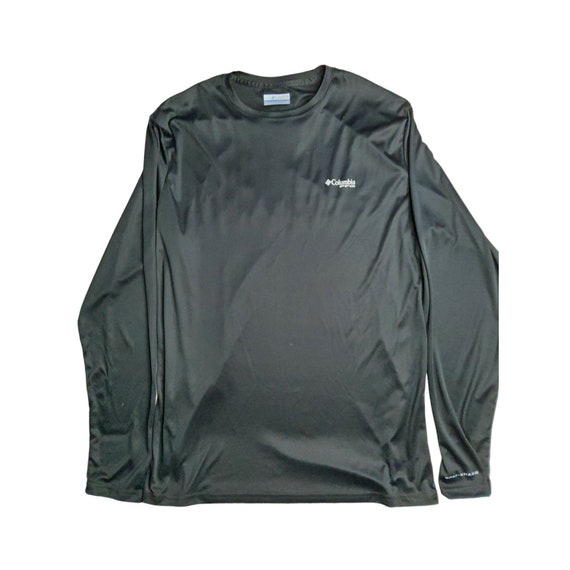 Vintage Columbia Pfg Sportswear Mens Black Polyester Long Sleeve Fishing  Shirt Size Medium 