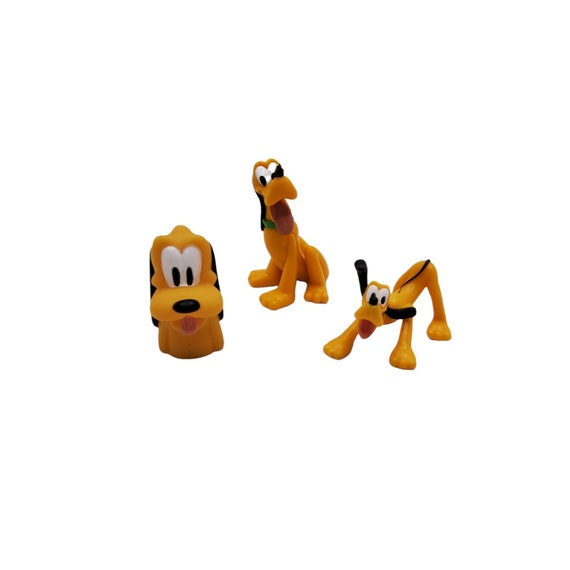 Vintage Set of 3 Walt Disneys Pluto Cartoon Character. - Etsy Vintage Set of 3 Walt Disneys Pluto Cartoon Character. - Etsy