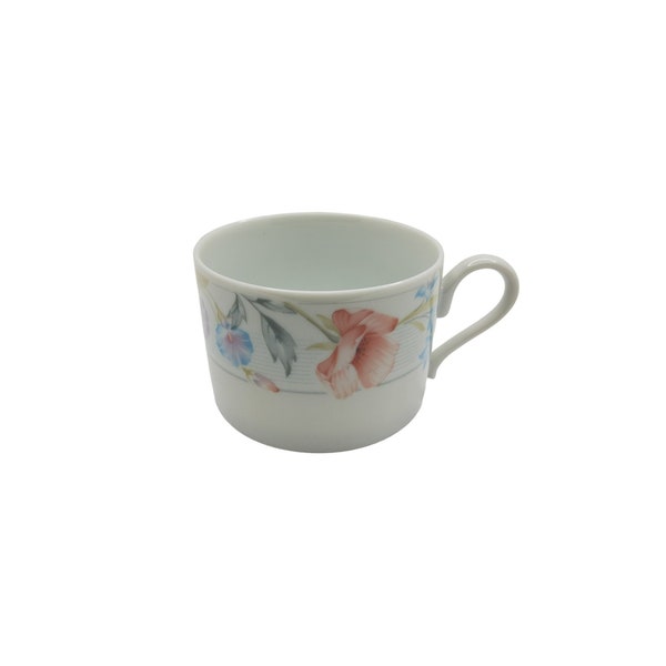 vintage replacement american limoges flowers fine porcelain japan 6oz coffee tea cup.