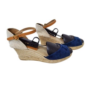 Kanna Womens 3 Suede Toe Platform Heel Espadrille Strappy