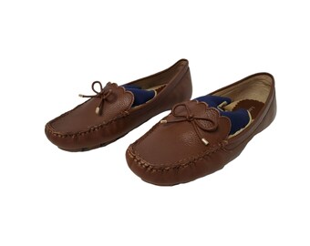 Chaussures Plates Marron Foncé Lands' End - Occasion - Taille UK 5 (pointure Française 38 Environ)