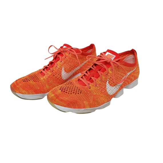 Nike mujer con cordones naranjas personalizados -