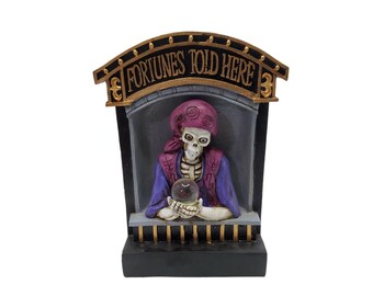 vintage ashland halloween tabletop fortune teller figurine.