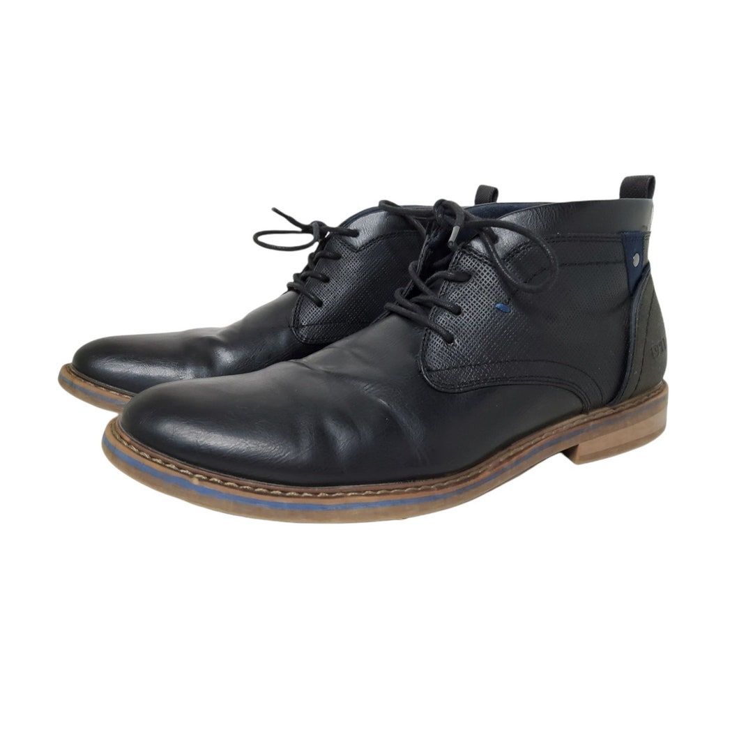 Freeman Mens brent Faux Leather Chukka Boots. Size 9m Etsy