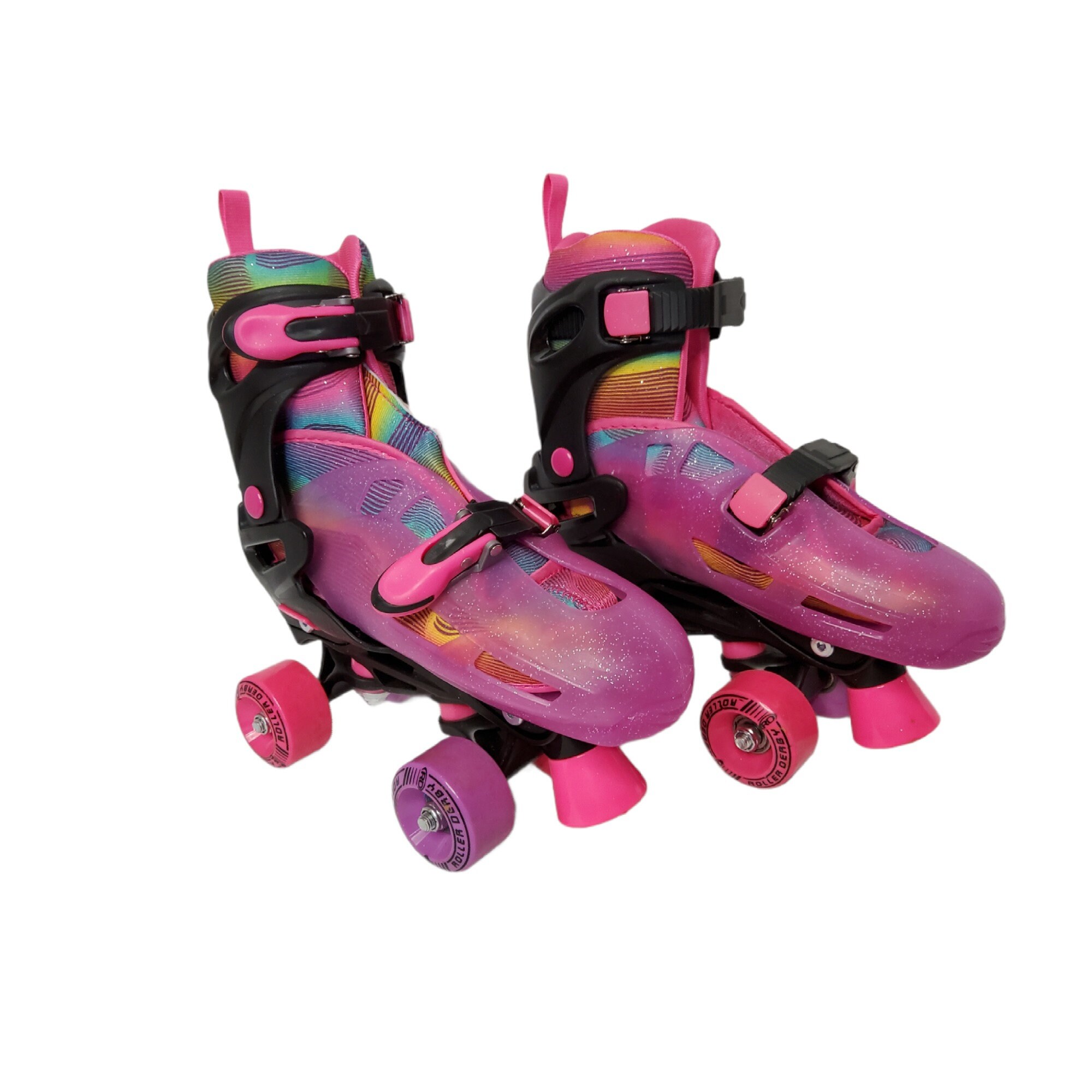 Girls Bright Neon Roller Derby Skates Gr. 36 Etsy