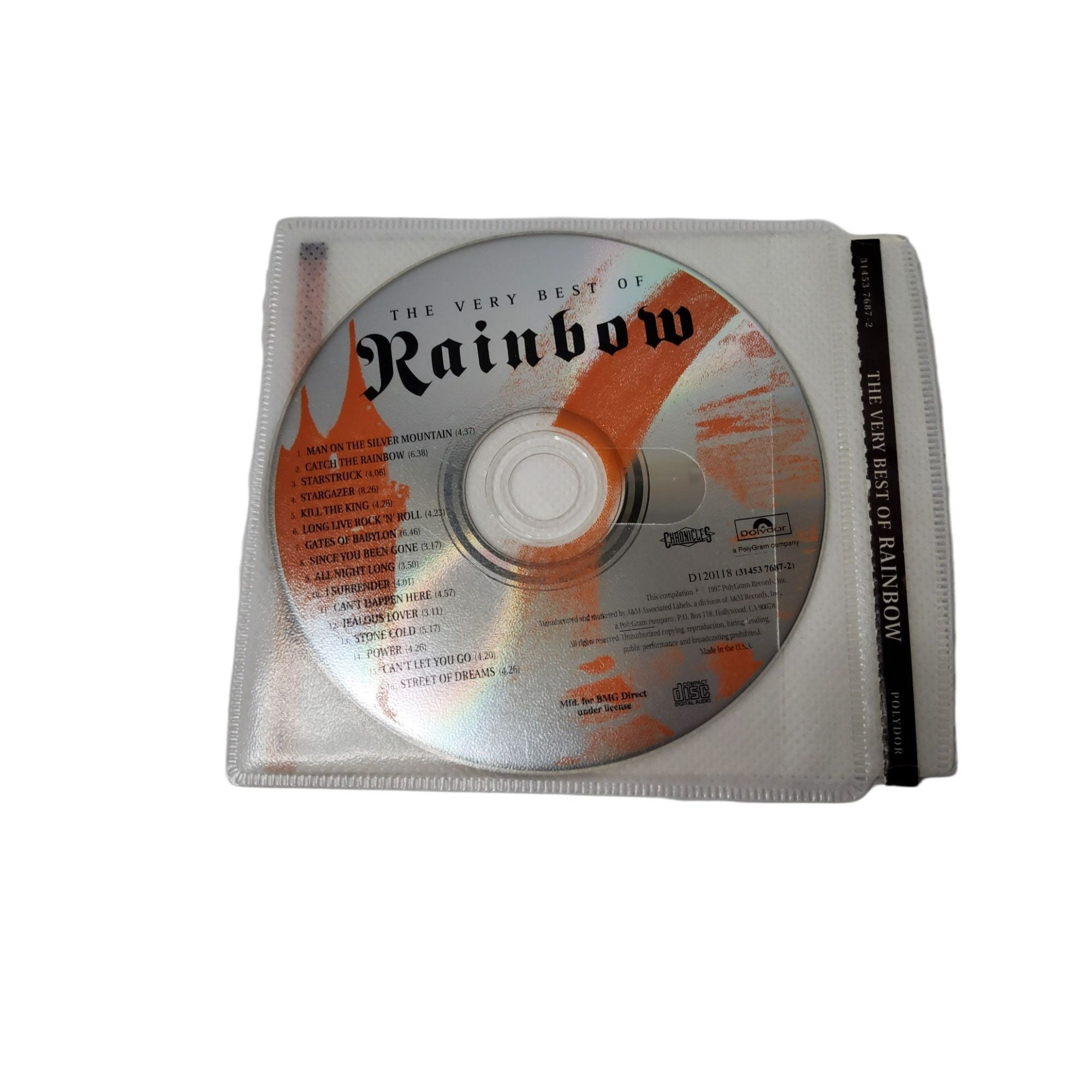 Vintage Bmg Records 1987 Rare Dj Copy The Very Best Of Rainbow Etsy