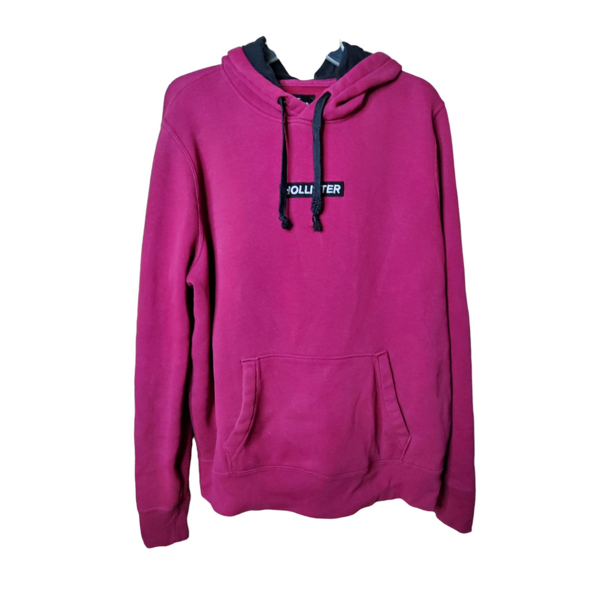 Vintage Womens Hollister Dark Pink Cotton polyester Pull Over Hoodie Size Xl Etsy Canada