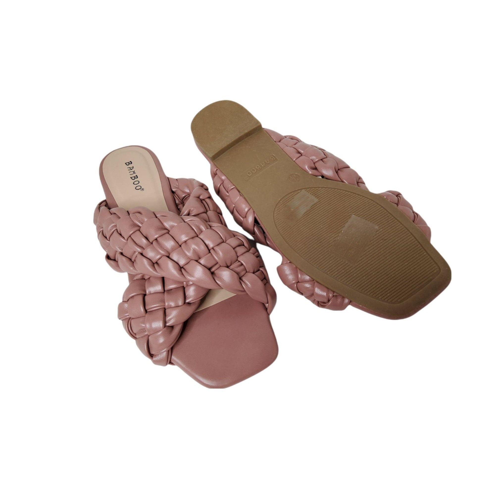 Bamboo slide sandals sale
