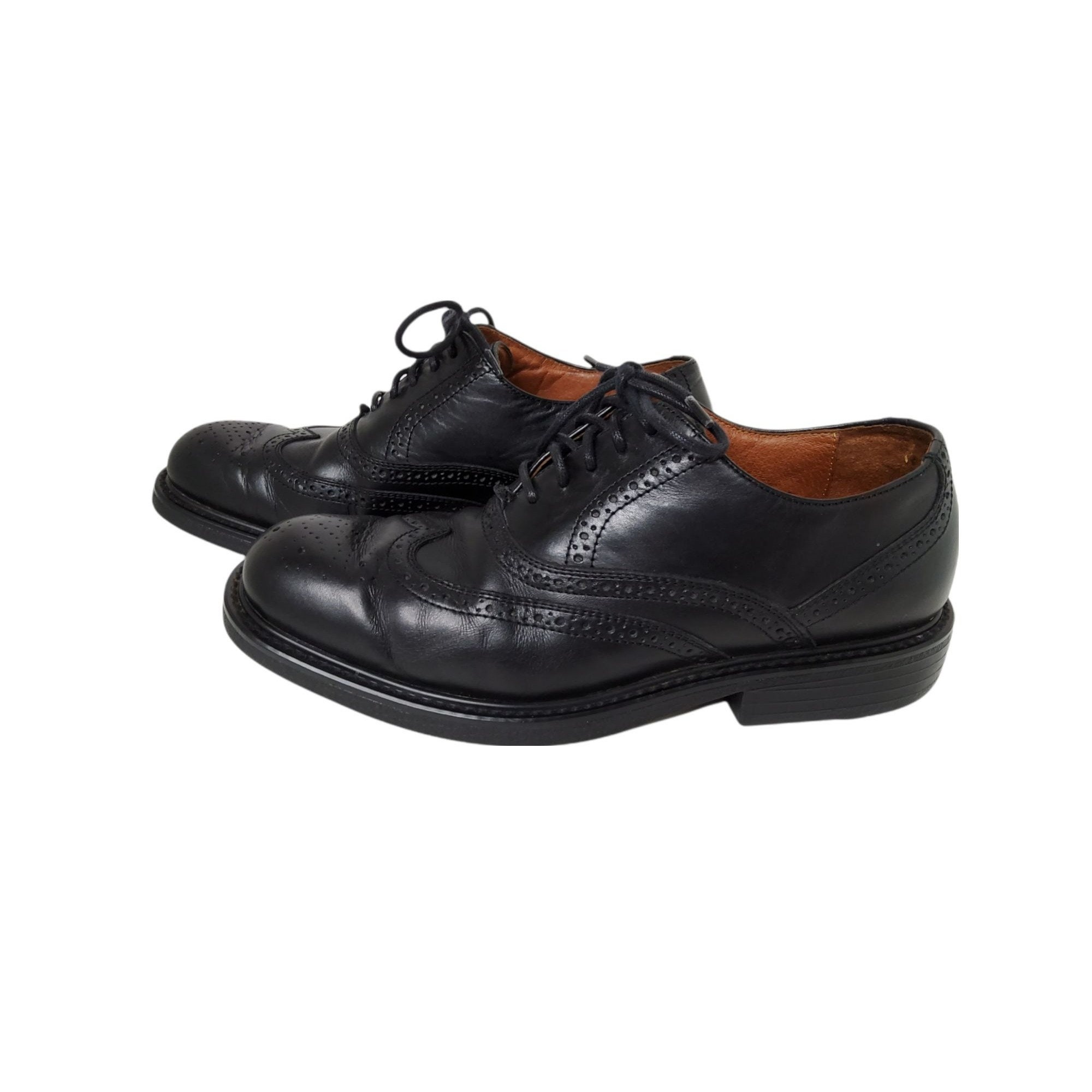 Vintage Florsheim Men's Black Leather 
