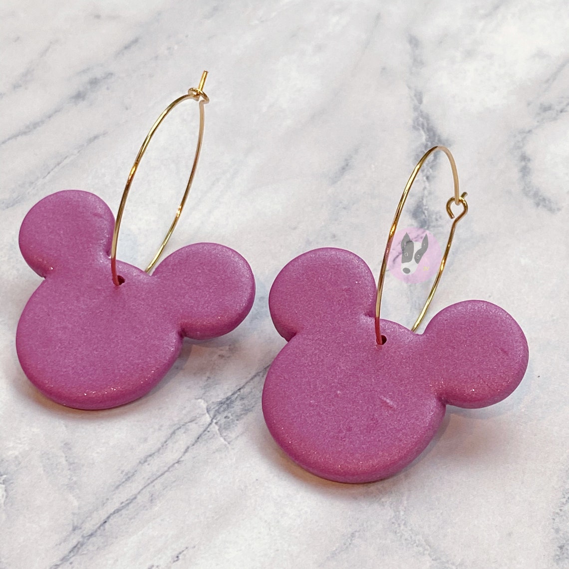 Mickey Mouse Earrings Adult Disney Polymer Clay Mickey | Etsy