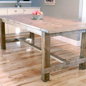 Farm House Table Build Plans - Digital Download - PDF