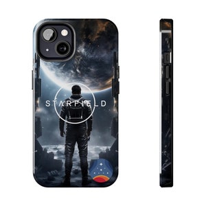 Starfield Fanart Designer iPhone Case | Starfield Constellation Bethesda Touch Case for iPhone 16 14 13  Holiday Gift for Him/Game Lover