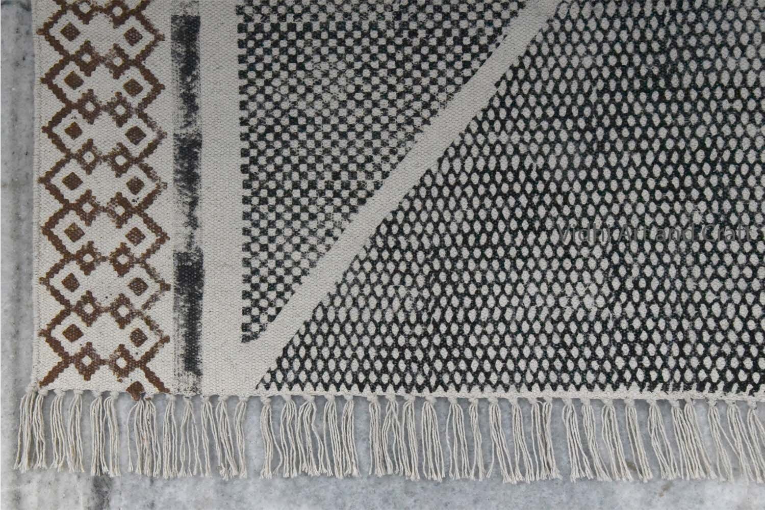 9x9 Square Rug Handmade Indian Rug Kitchen / Dining Room/ Etsy