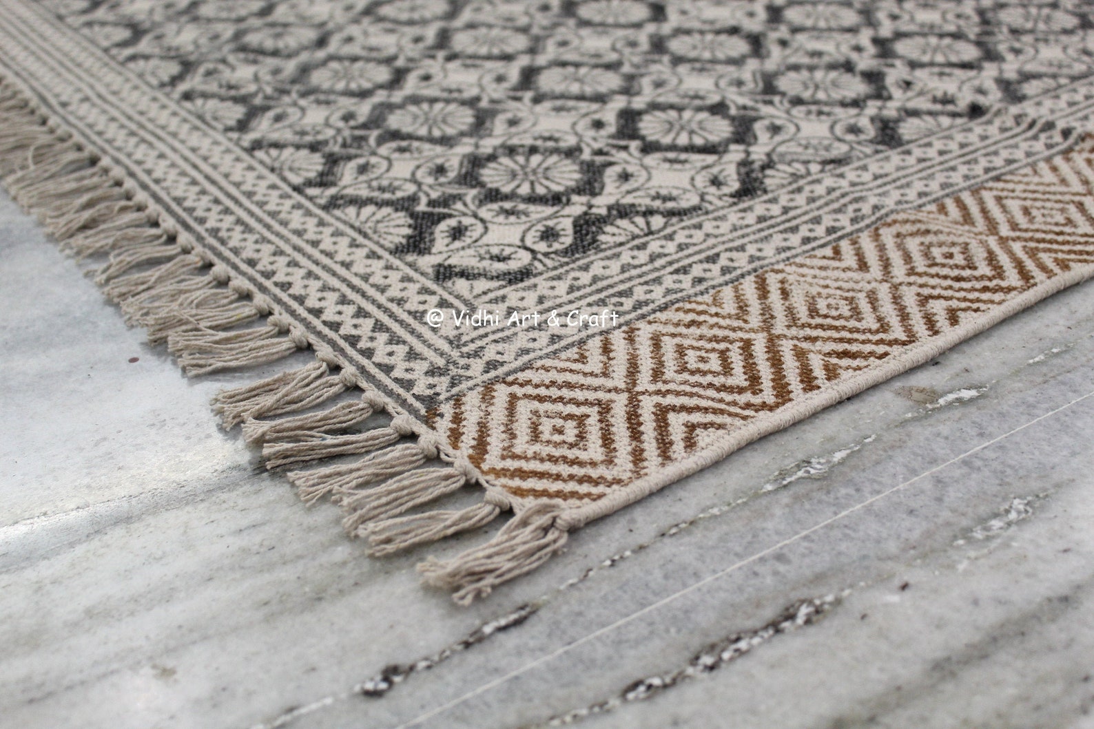 6x8 Feet Handmade Indian Rug Area Rug Outdoor / Indoor / Etsy