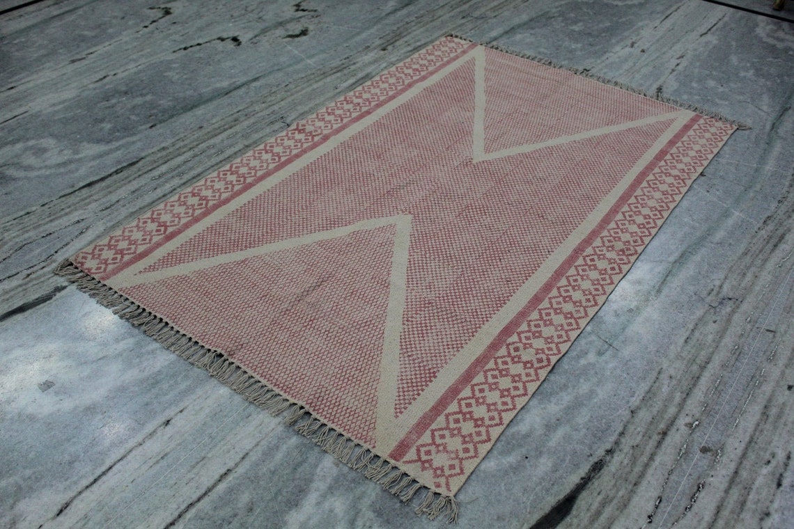 Large 10x14 Handmade Rug Indian Rug kilim Rug Outdoor / Etsy
