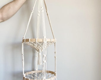 Hanging Fruit Basket Etsy