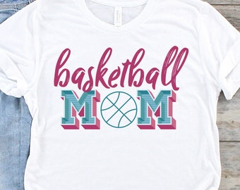 Basketball Mom Tshirt Basketball Tshirts Sports Mom Shirt - Etsy