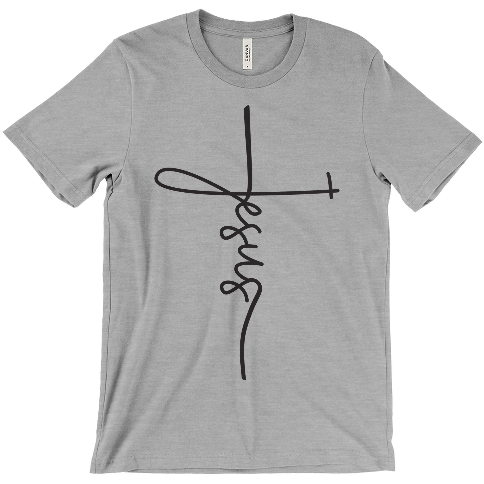 Jesus Cross Shirt Christian Shirts Faith T-shirt Jesus | Etsy