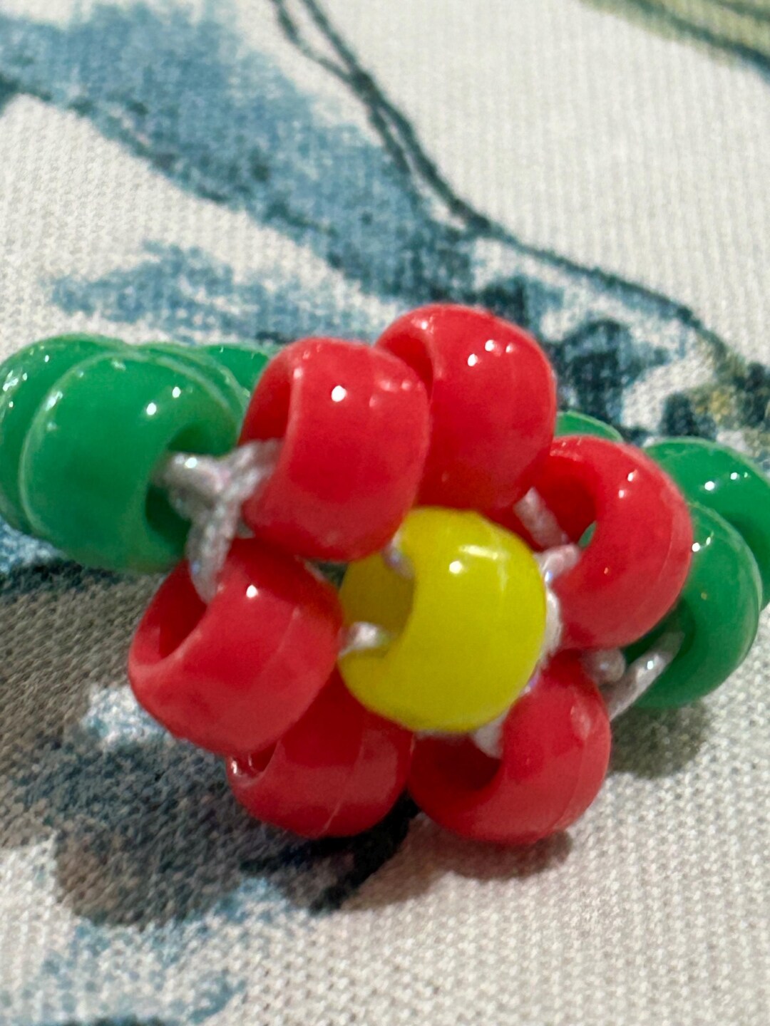 Kandi Flower Ring - Etsy