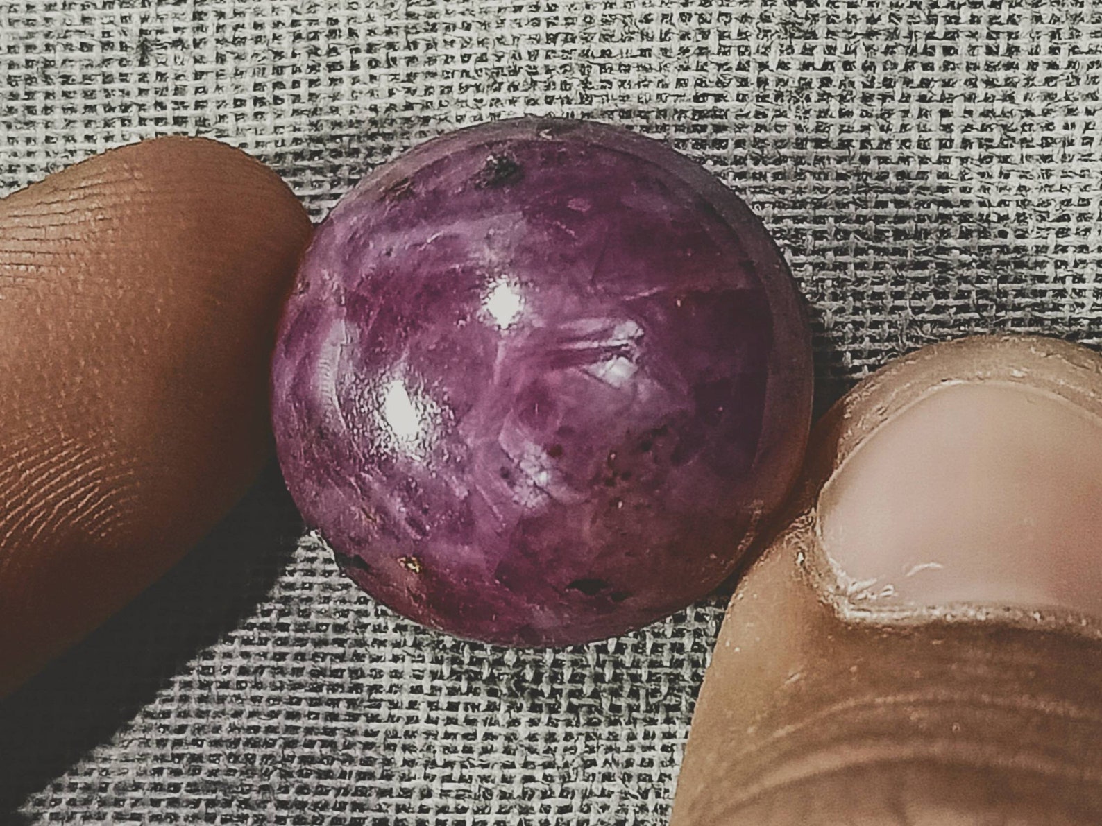 40 CT Star Ruby Loose Gemstone Star Ruby Cabochon Star Ruby | Etsy