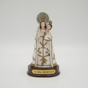 Small religious figurine of Nossa Senhora dos Remedios our Lady of Remedies