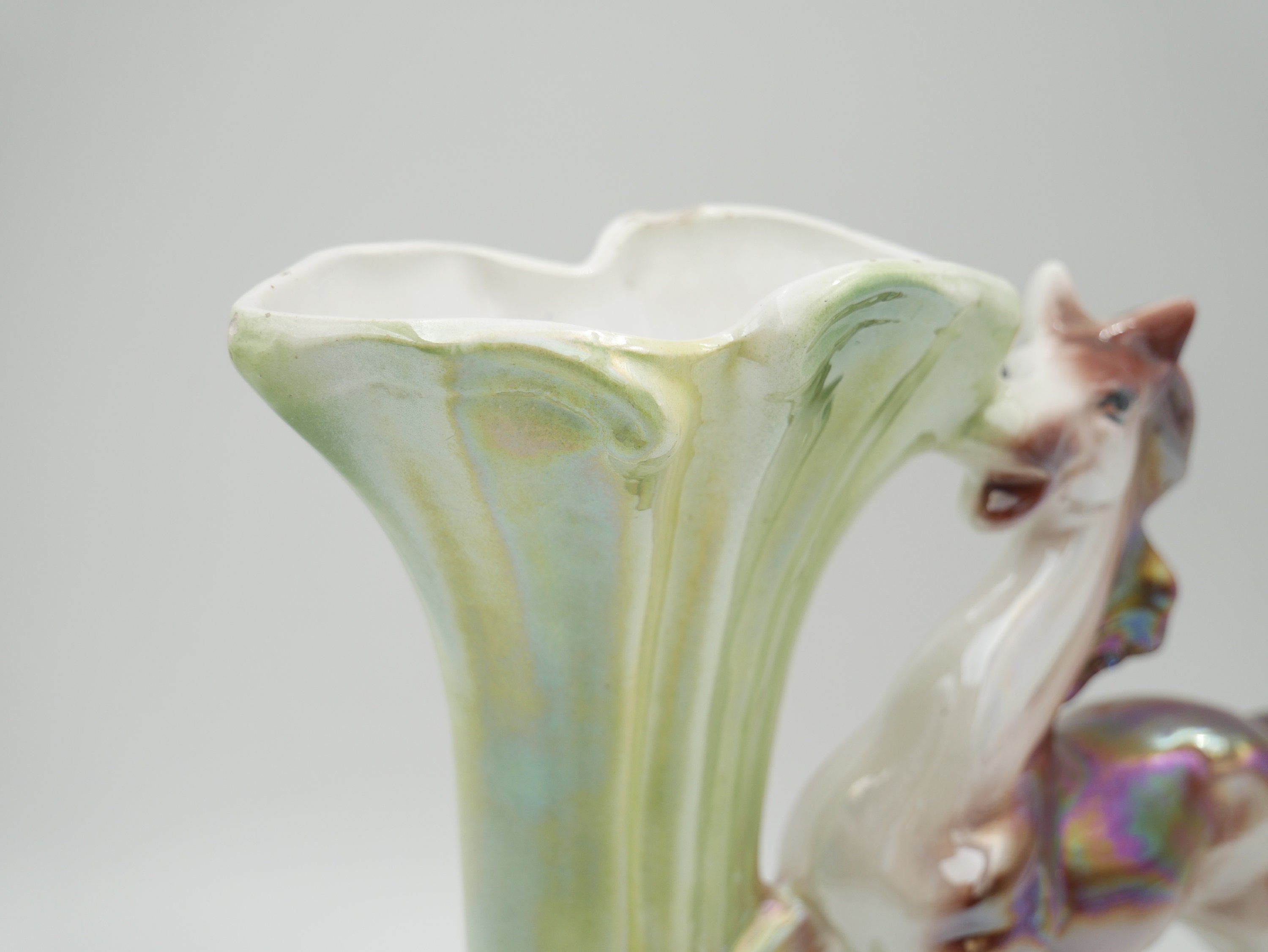 Magnum Horse Vase in Black 175 ex main image 0