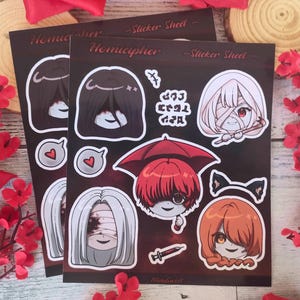 Homicipher - Sticker Sheet -