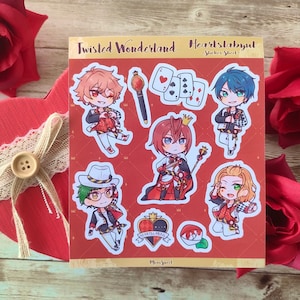 TWST Wonderland – Stickerbogen – Heartslabyul