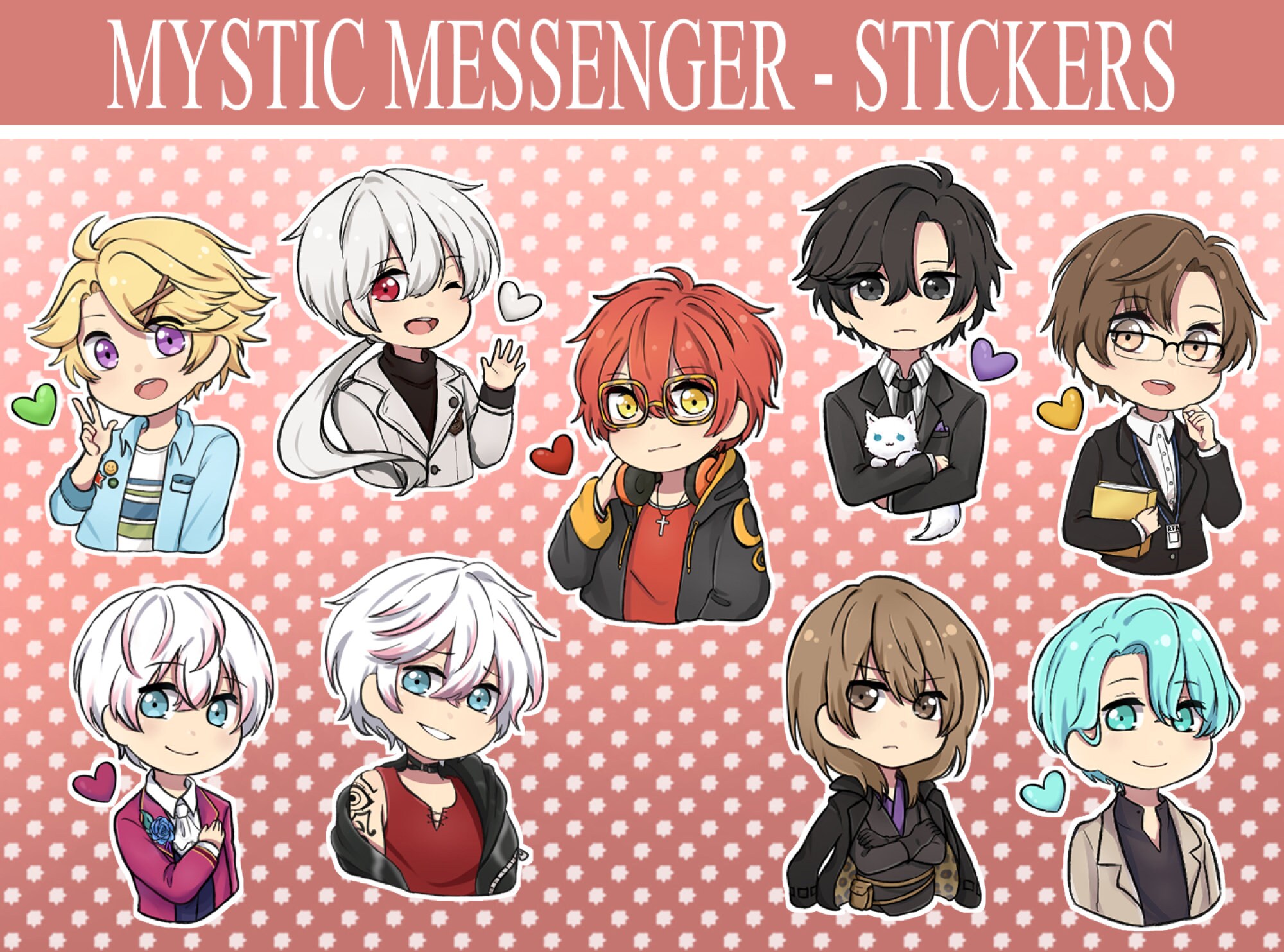 Mystic cheap messenger stickers