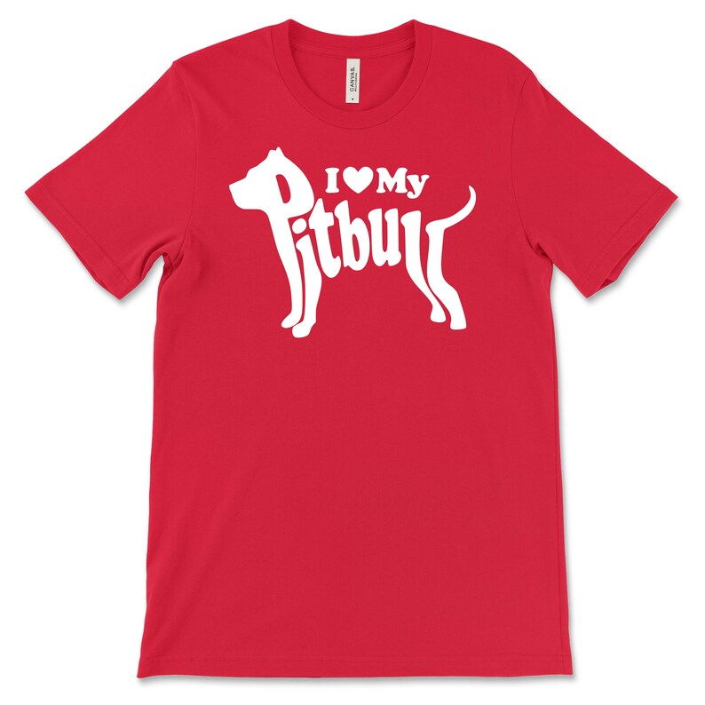 Pitbull Dog Shirt Etsy