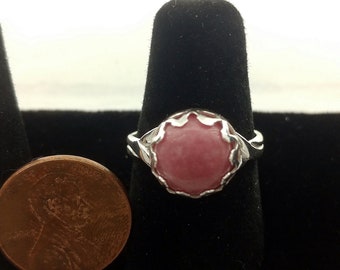 Rhodonite Sterling Silver Ring