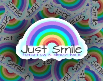 Just Smile - Sticker