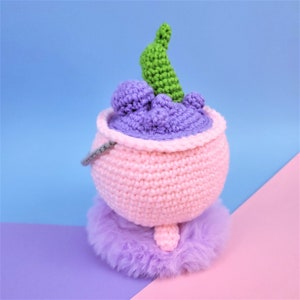 Handmade Halloween Witch&#39;s Bubbling Cauldron Amigurumi Plush