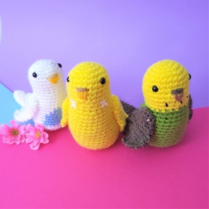 Handmade Cute Parakeet Bird Amigurumi Plush