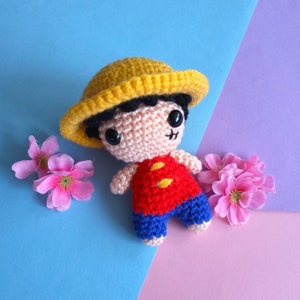 Handmade One Piece Luffy Amigurumi Plush