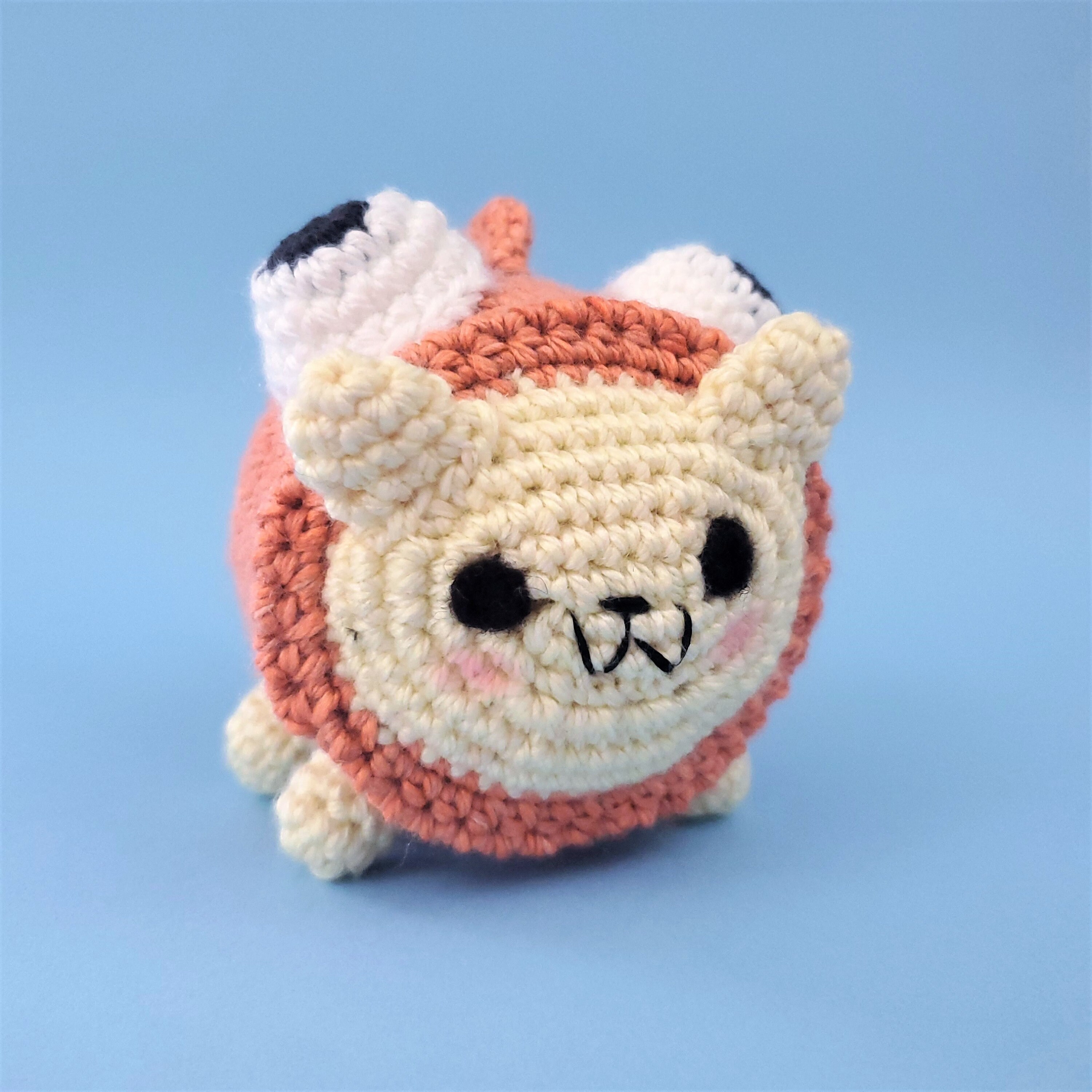 Handmade Kitty Cat in Fish Costume Amigurumi Plush | Etsy
