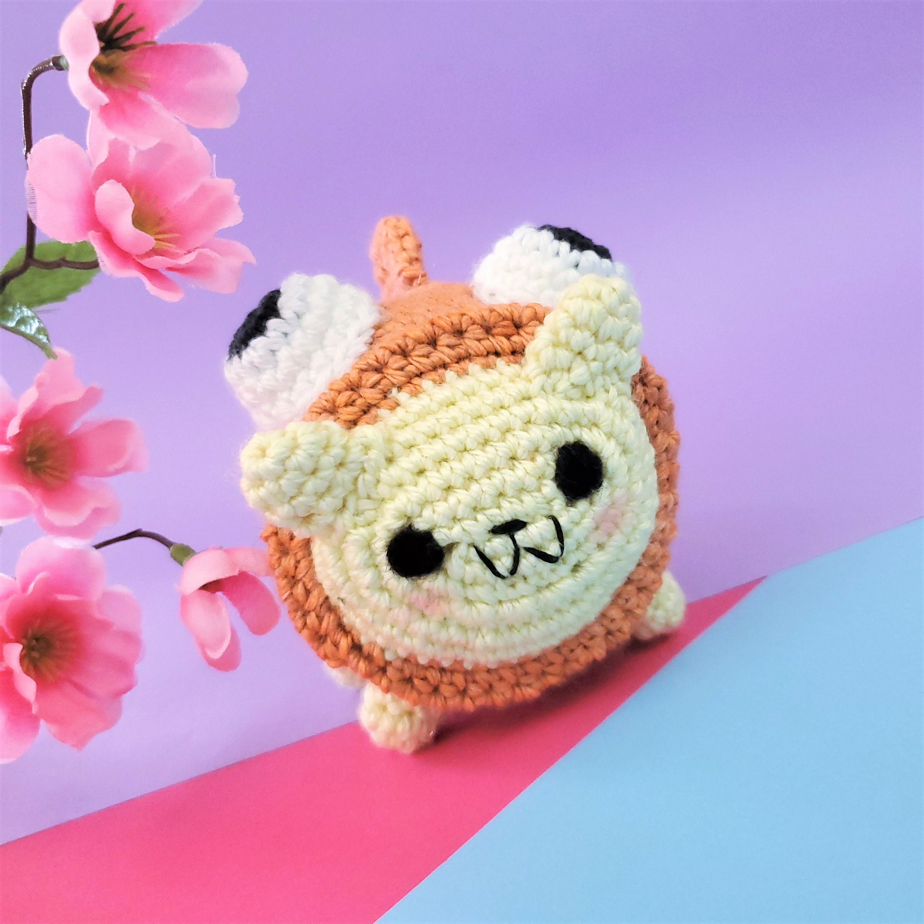 Handmade Kitty Cat in Fish Costume Amigurumi Plush | Etsy