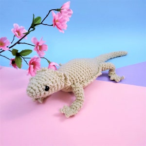Handmade Crochet Bearded Dragon Amigurumi Plush